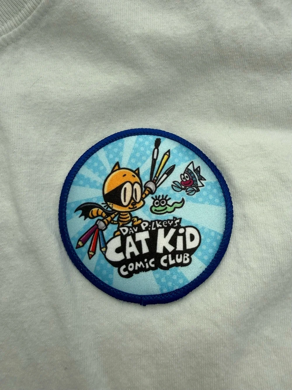 Cat Kid Comic Club T-shirt and Kids Denim Pull-On Shorts Summer Outfit